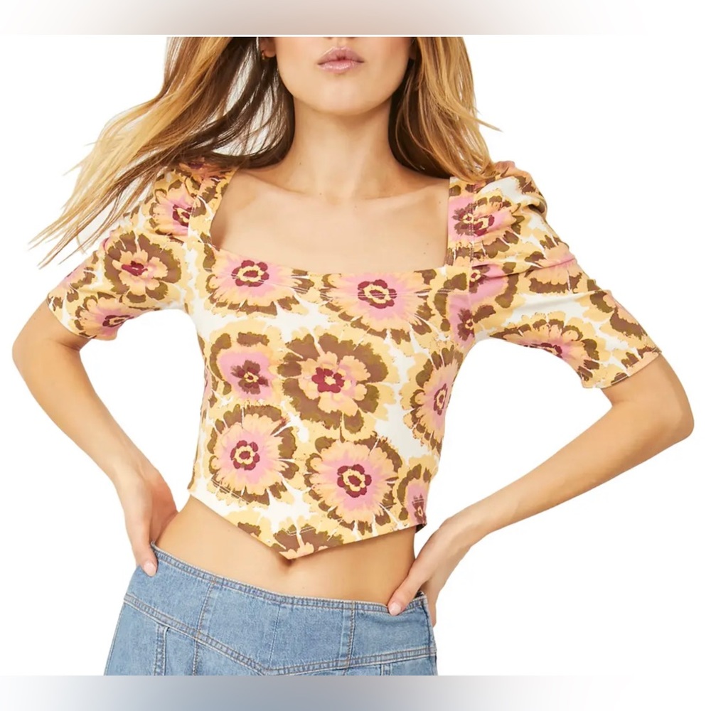 Free People Give Me More Crop Top Size Medium - Picture 1 of 5